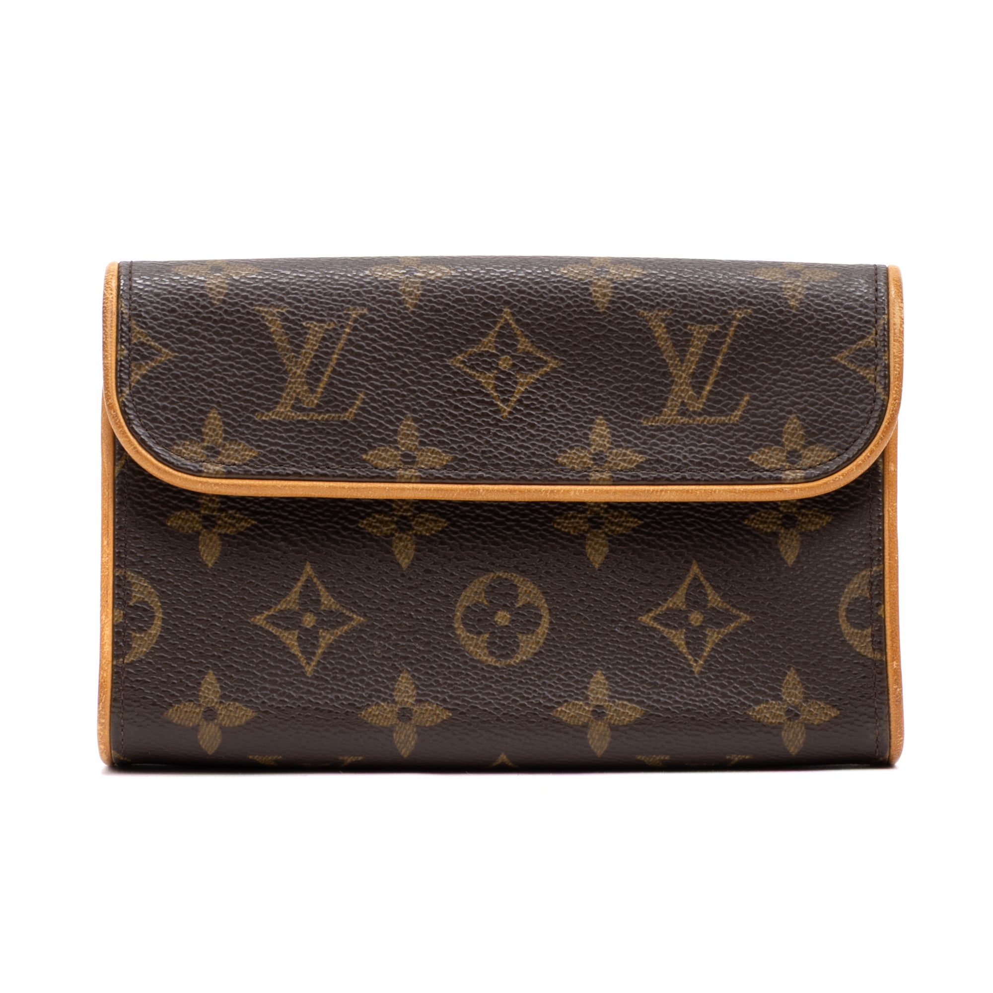 Shoulder Bag Florentine Brown Monogram Canvas