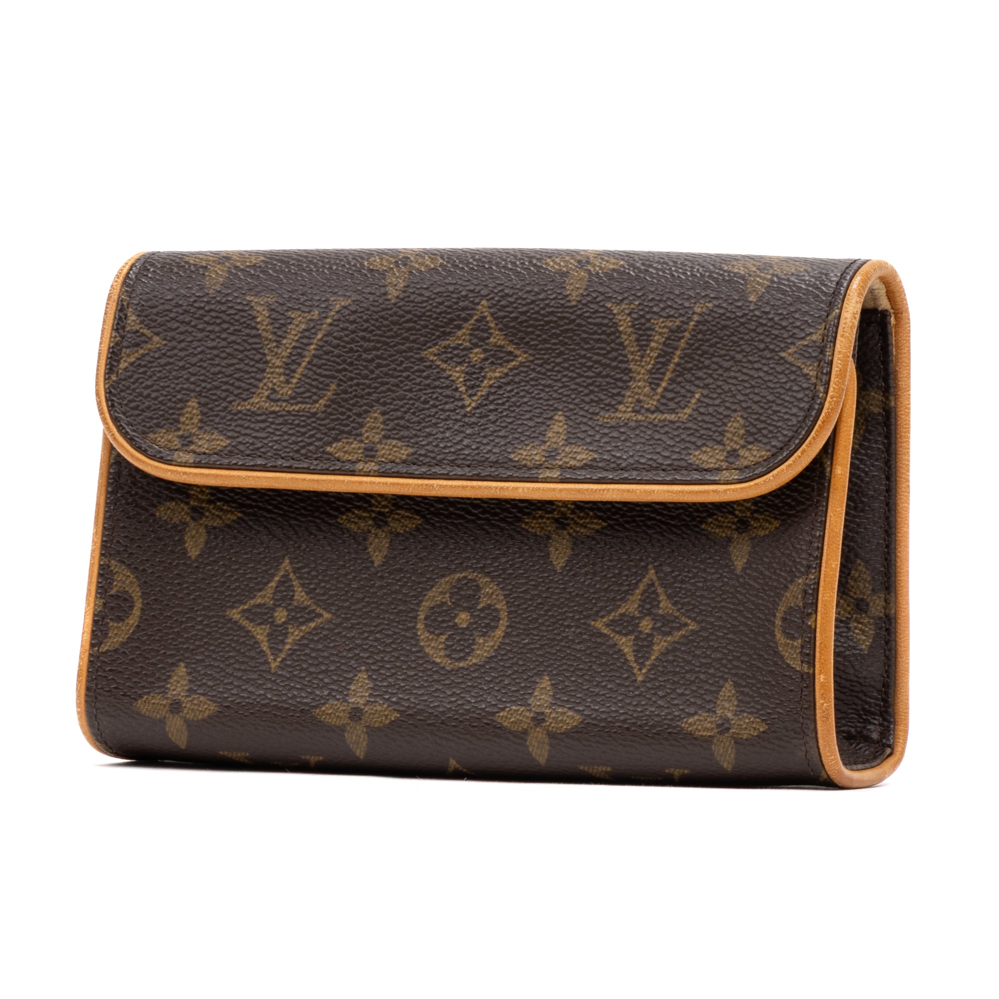 Shoulder Bag Florentine Brown Monogram Canvas