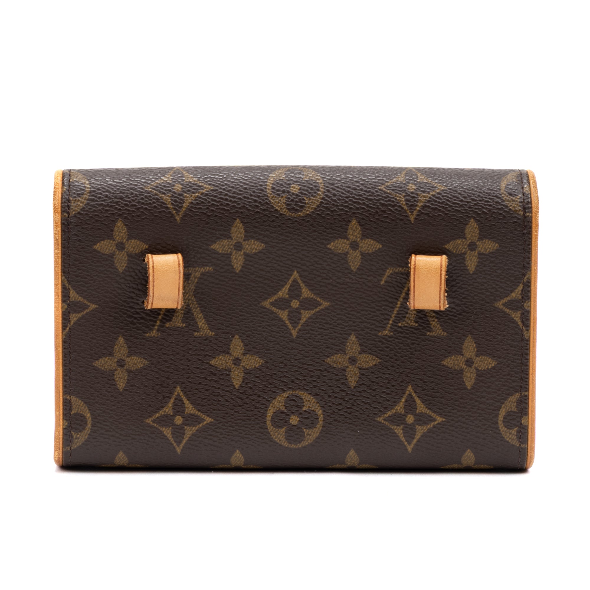 Shoulder Bag Florentine Brown Monogram Canvas