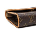 Shoulder Bag Florentine Brown Monogram Canvas