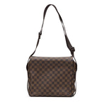 Shoulder Bag Naviglio Brown Damier Ebene