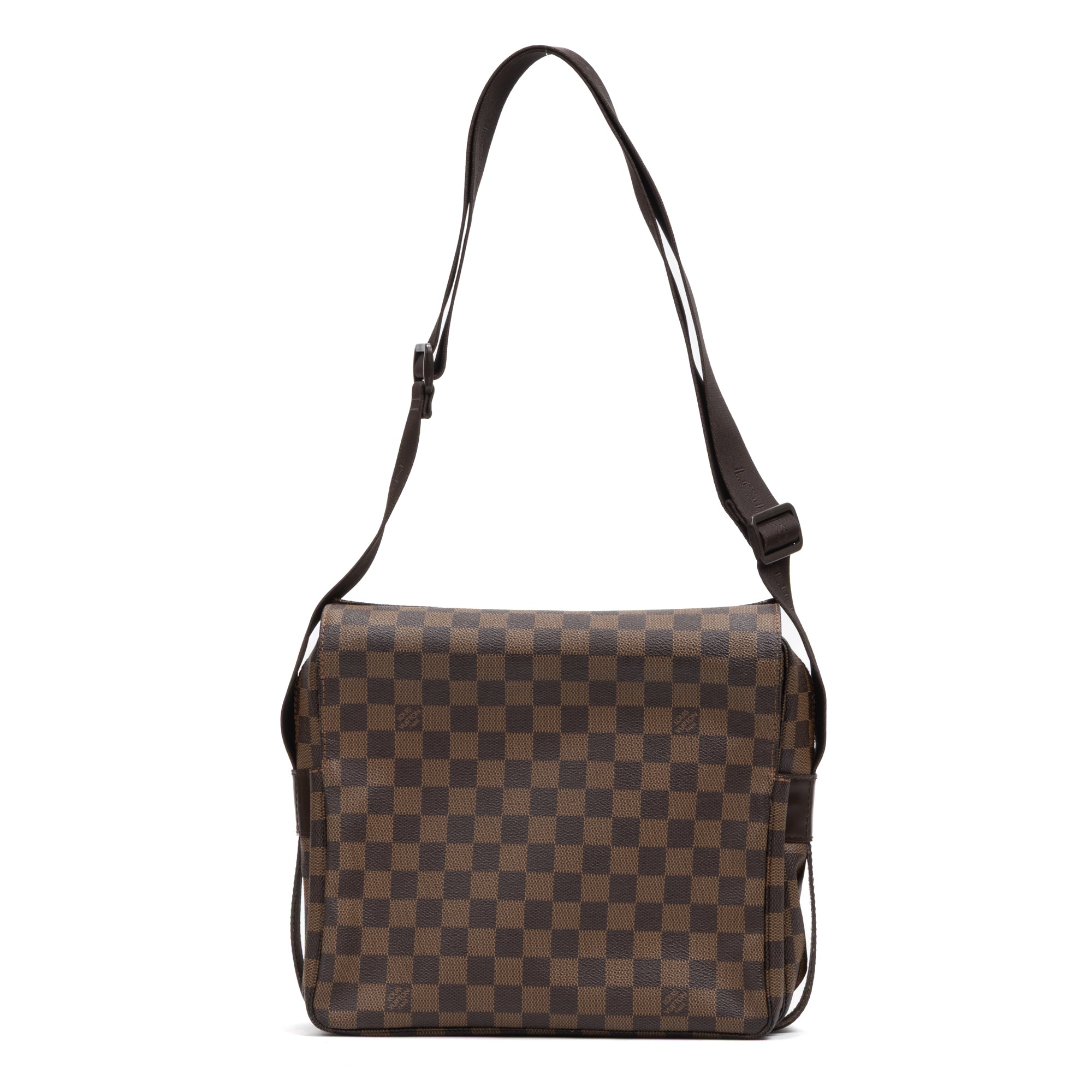 Shoulder Bag Naviglio Brown Damier Ebene
