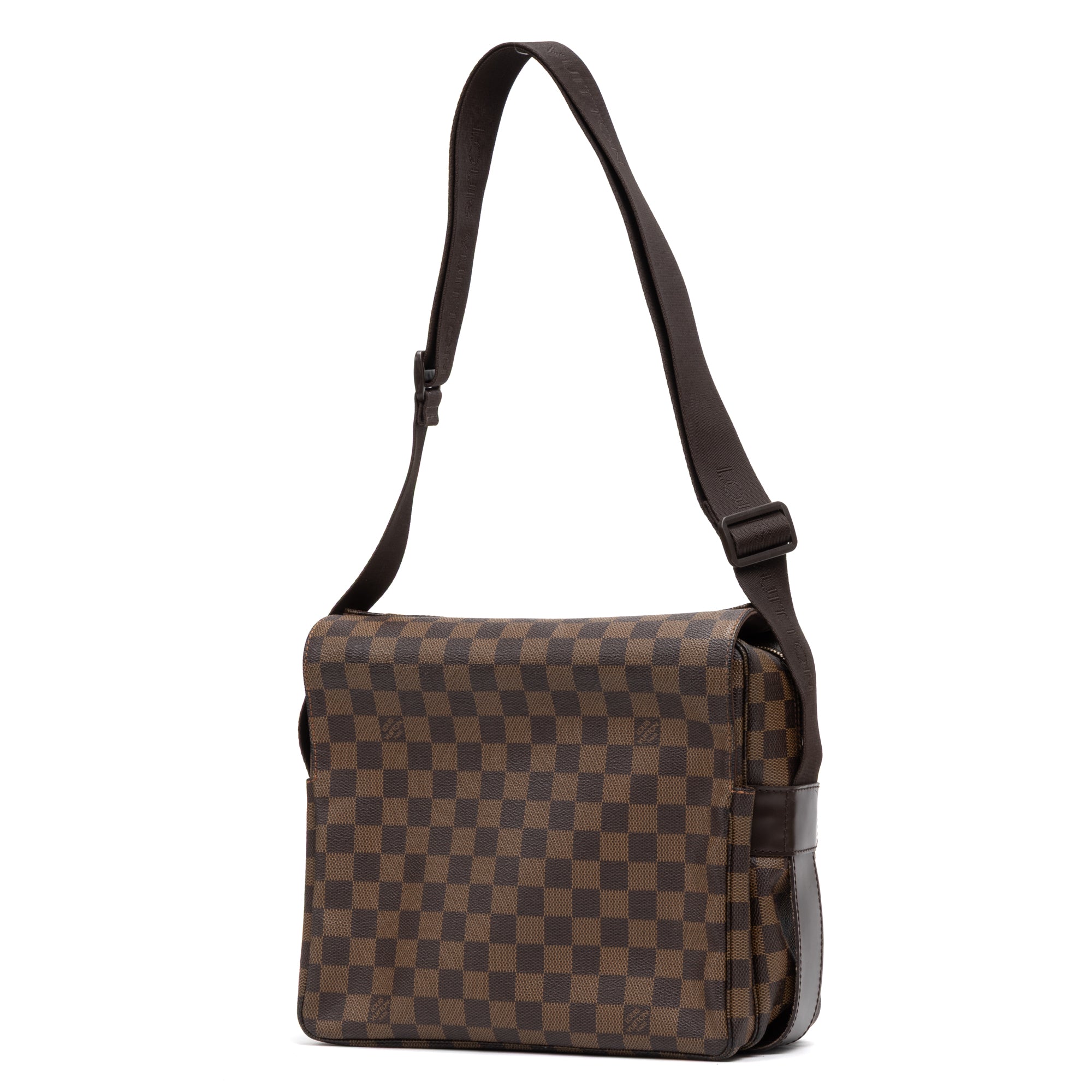 Shoulder Bag Naviglio Brown Damier Ebene