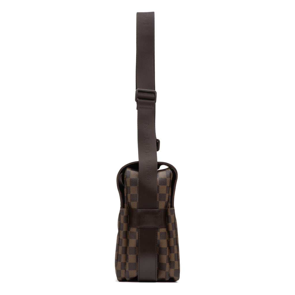 Shoulder Bag Naviglio Brown Damier Ebene