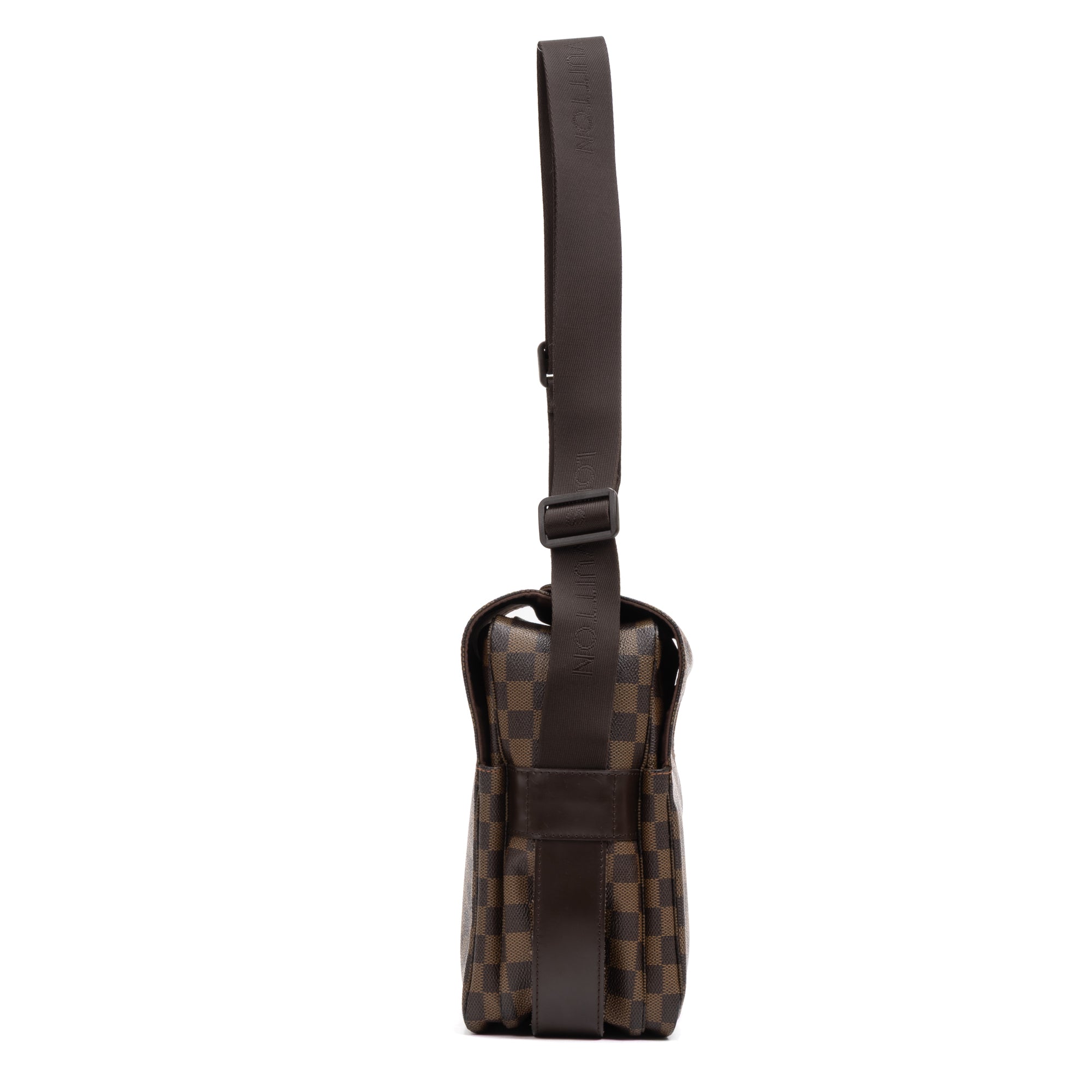 Shoulder Bag Naviglio Brown Damier Ebene