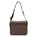 Shoulder Bag Naviglio Brown Damier Ebene