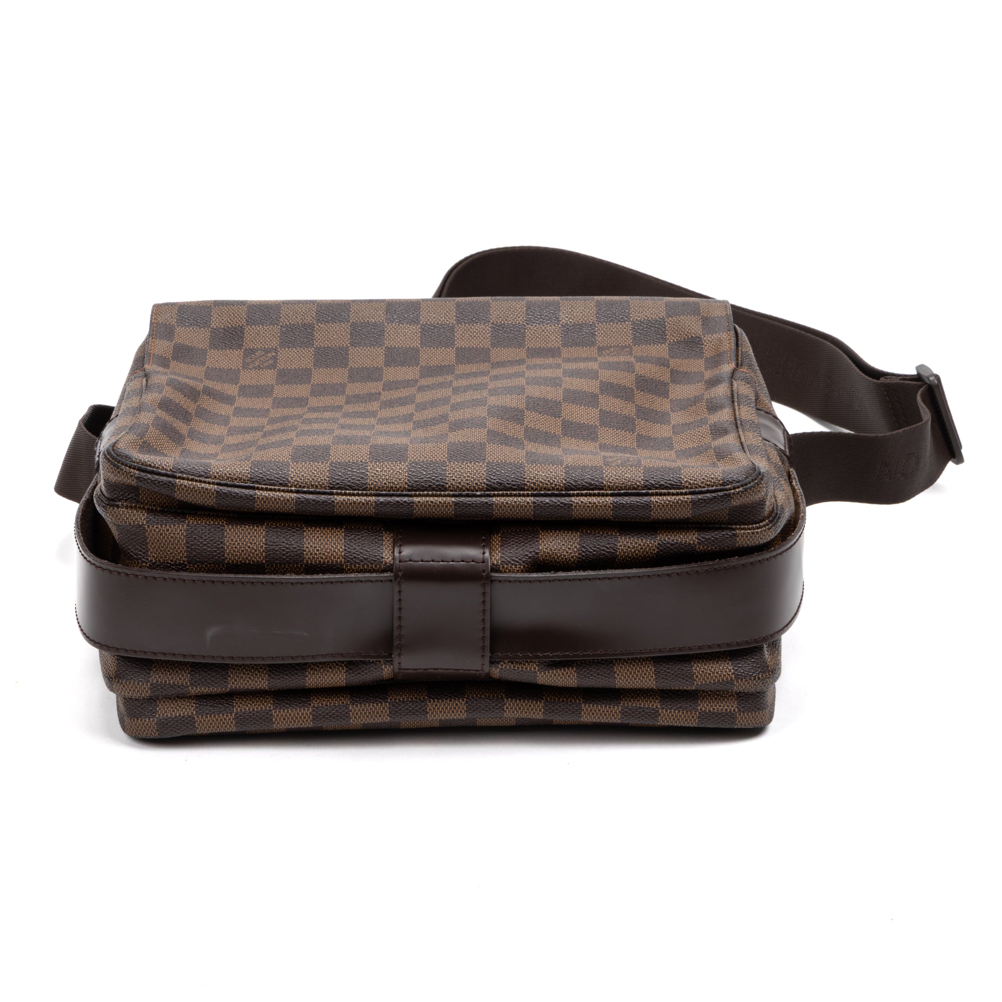 Shoulder Bag Naviglio Brown Damier Ebene