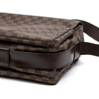 Shoulder Bag Naviglio Brown Damier Ebene