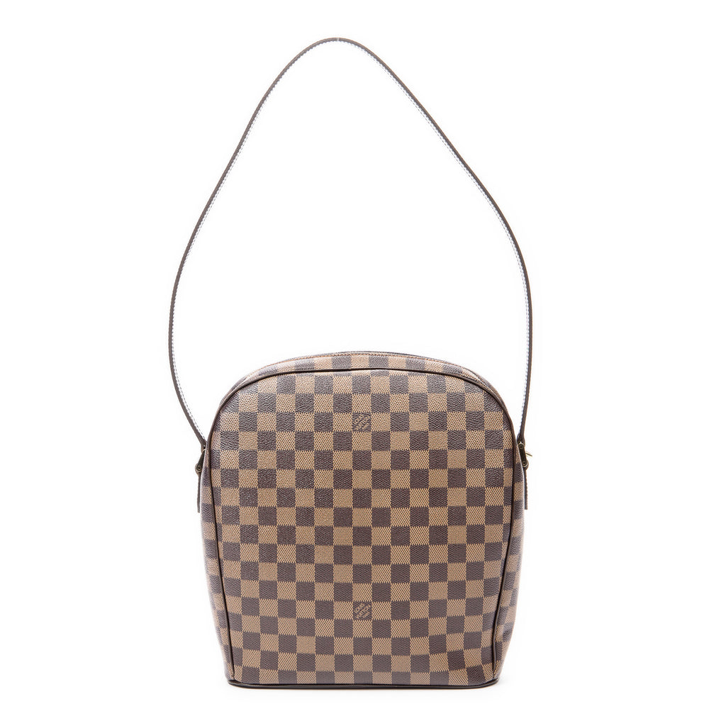 Shoulder Bag Ipanema GM Brown Damier Ebene