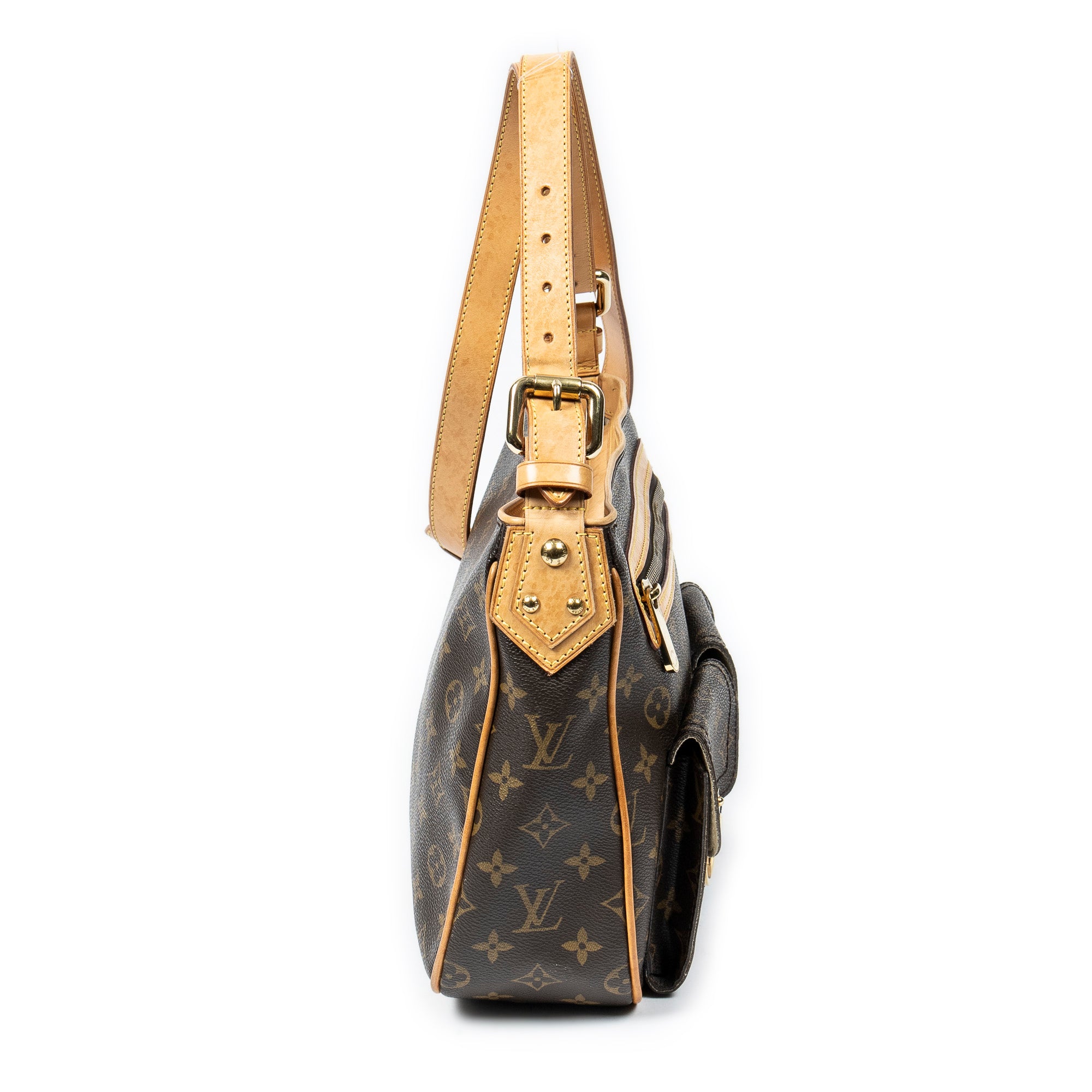 Shoulder Bag Hudson GM Brown Monogram Canvas