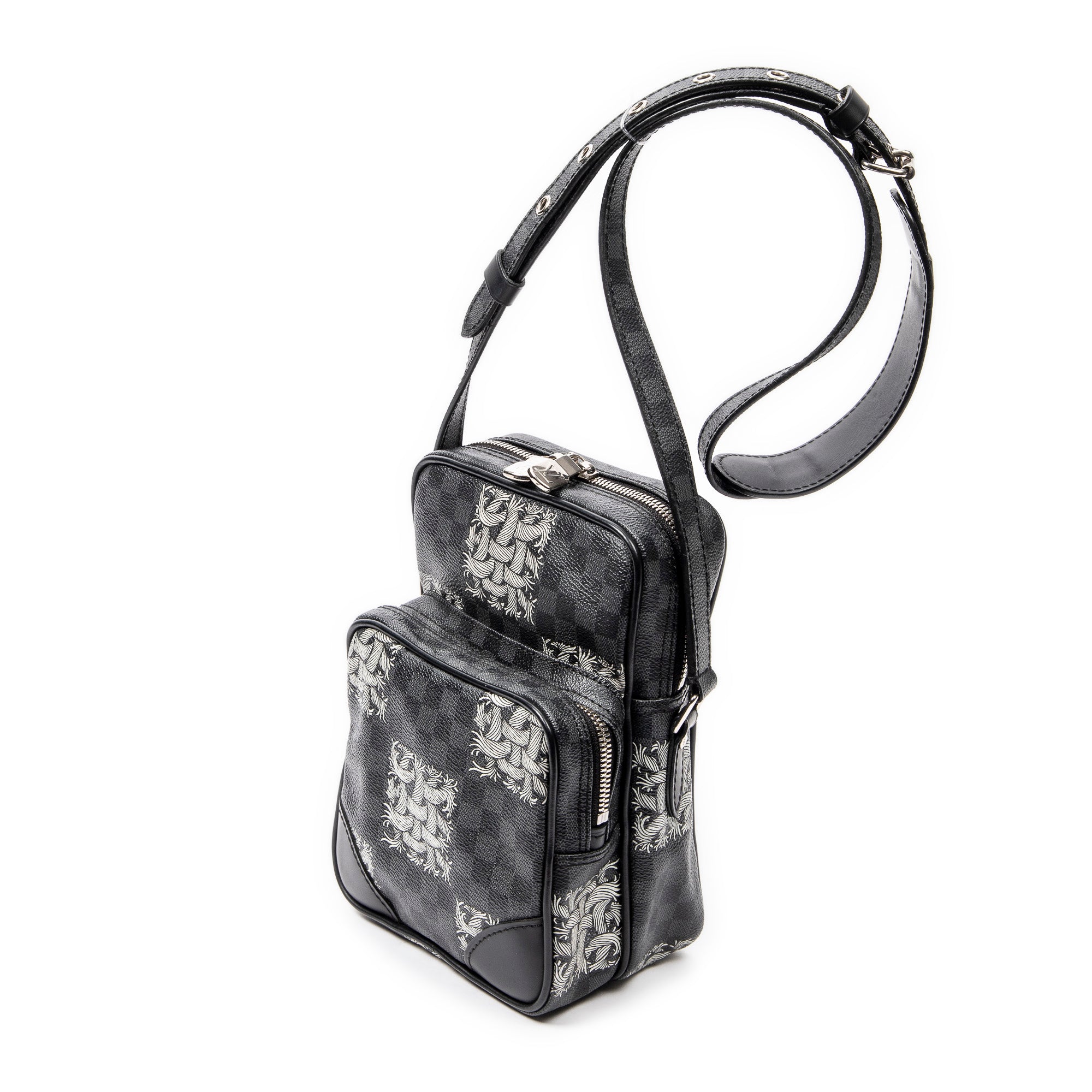 Shoulder Bag Ltd. Ed. Christopher Nemeth Amazone Black Damier Graphite