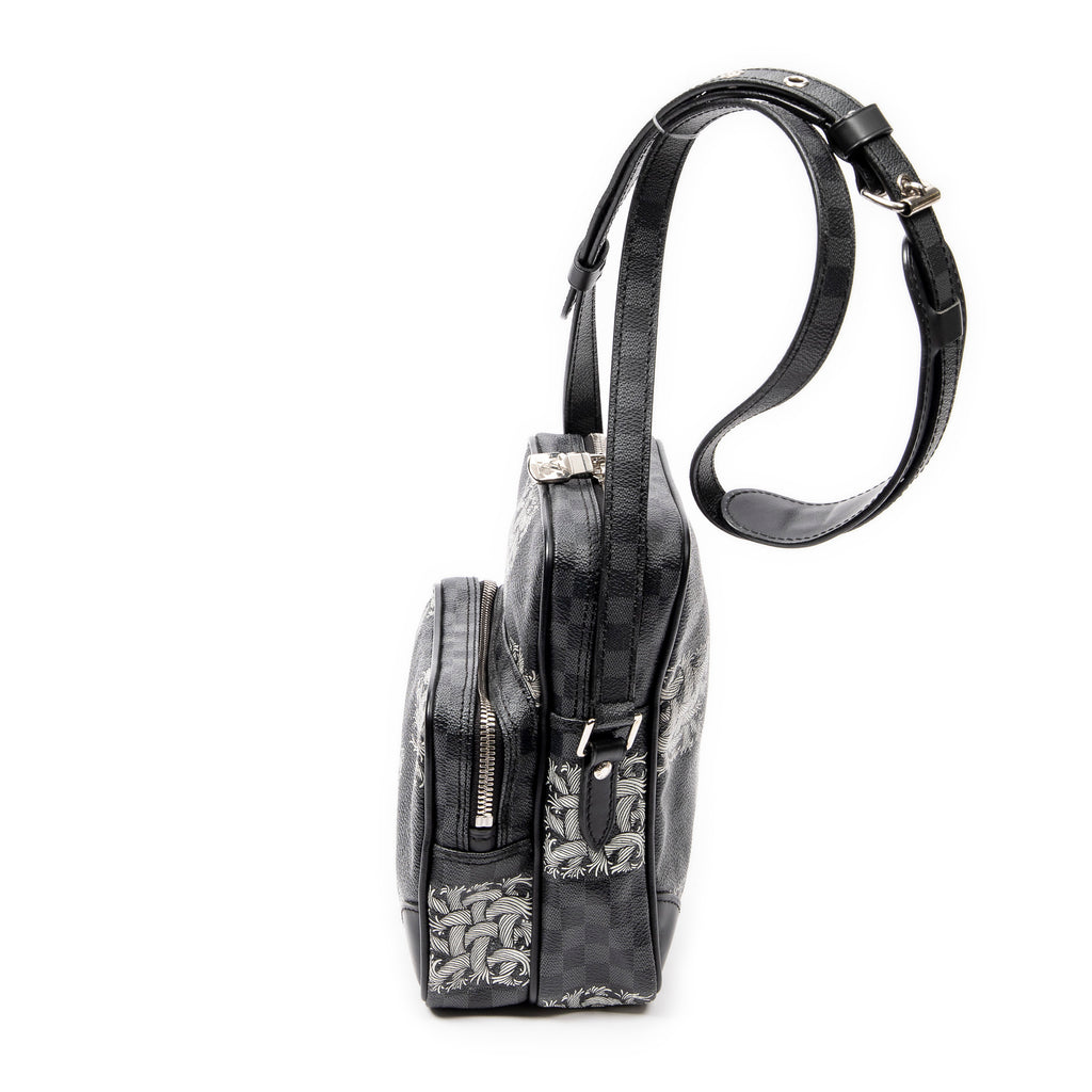 Shoulder Bag Ltd. Ed. Christopher Nemeth Amazone Black Damier Graphite