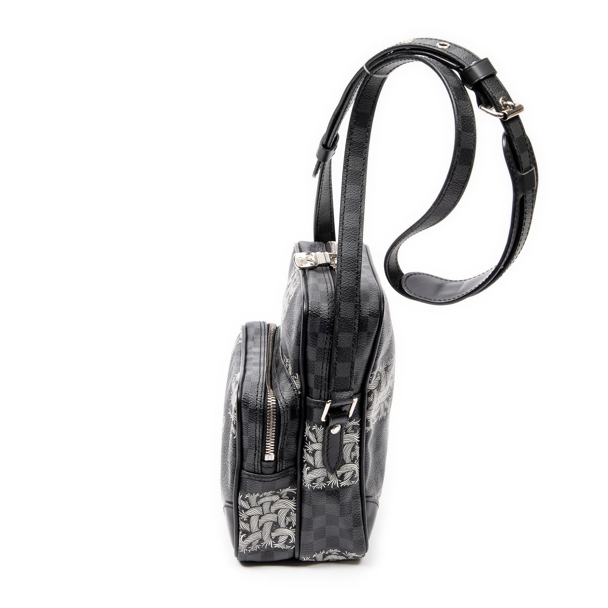 Shoulder Bag Ltd. Ed. Christopher Nemeth Amazone Black Damier Graphite