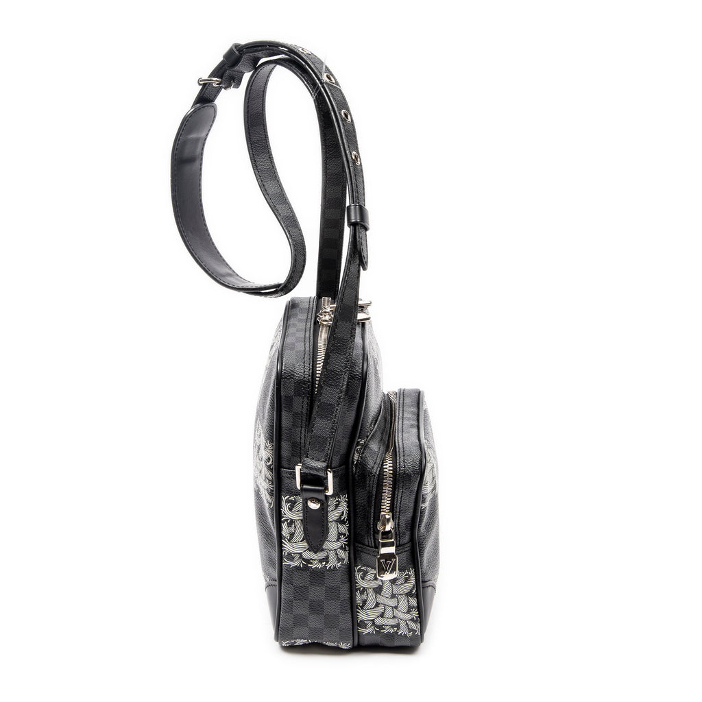 Shoulder Bag Ltd. Ed. Christopher Nemeth Amazone Black Damier Graphite