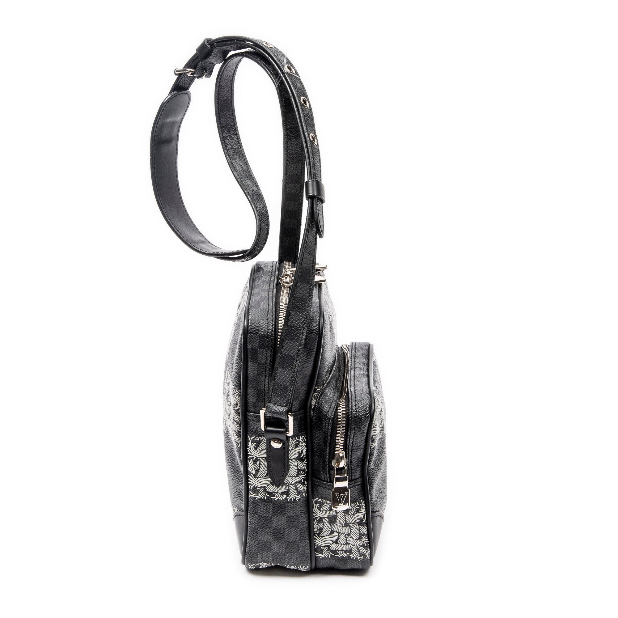 Shoulder Bag Ltd. Ed. Christopher Nemeth Amazone Black Damier Graphite