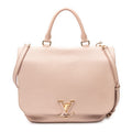 Shoulder Bag Volta Top Handle Pink Taurillon Clemence Leather
