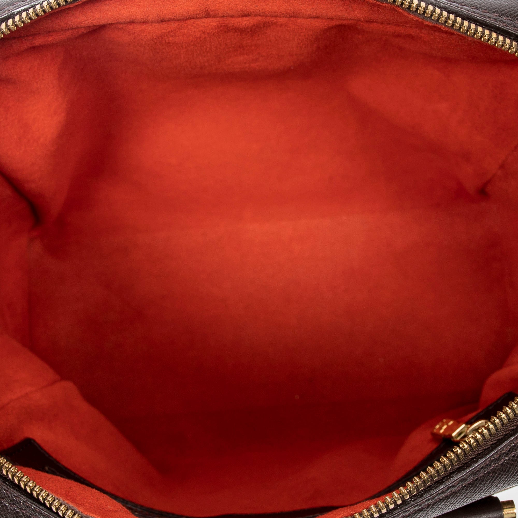 Bolso de hombro Brera marrón Damier Ebene