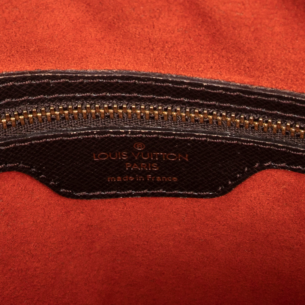 Bolso de hombro Brera marrón Damier Ebene