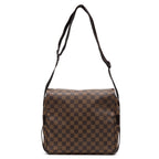 Shoulder Bag Naviglio Brown Damier Ebene