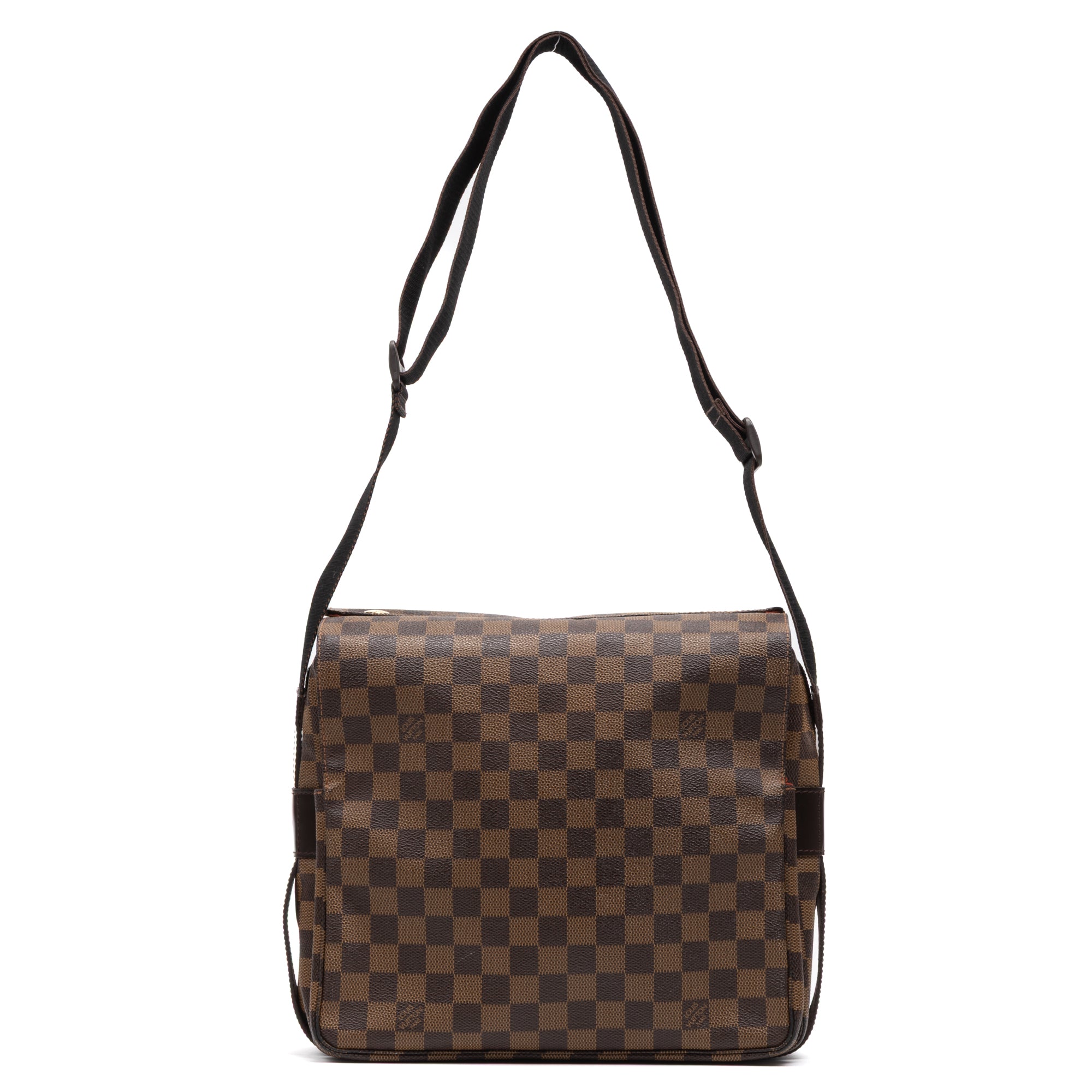 Shoulder Bag Naviglio Brown Damier Ebene