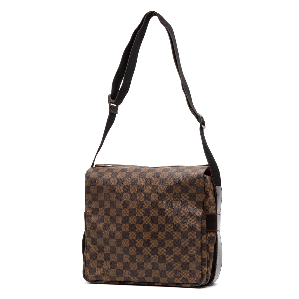 Shoulder Bag Naviglio Brown Damier Ebene