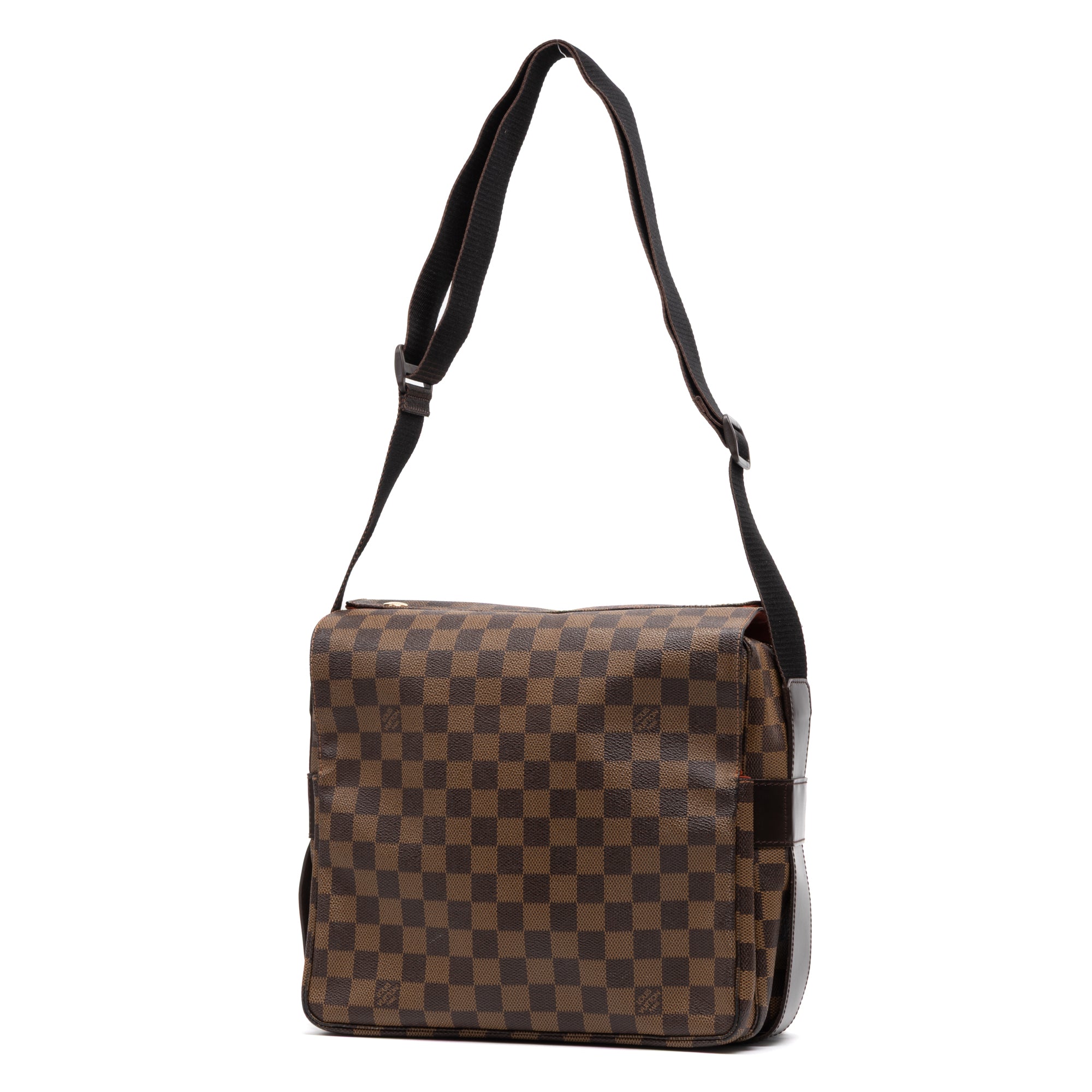 Shoulder Bag Naviglio Brown Damier Ebene