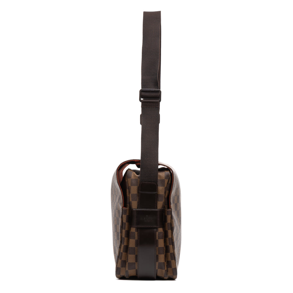 Shoulder Bag Naviglio Brown Damier Ebene