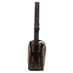 Shoulder Bag Naviglio Brown Damier Ebene