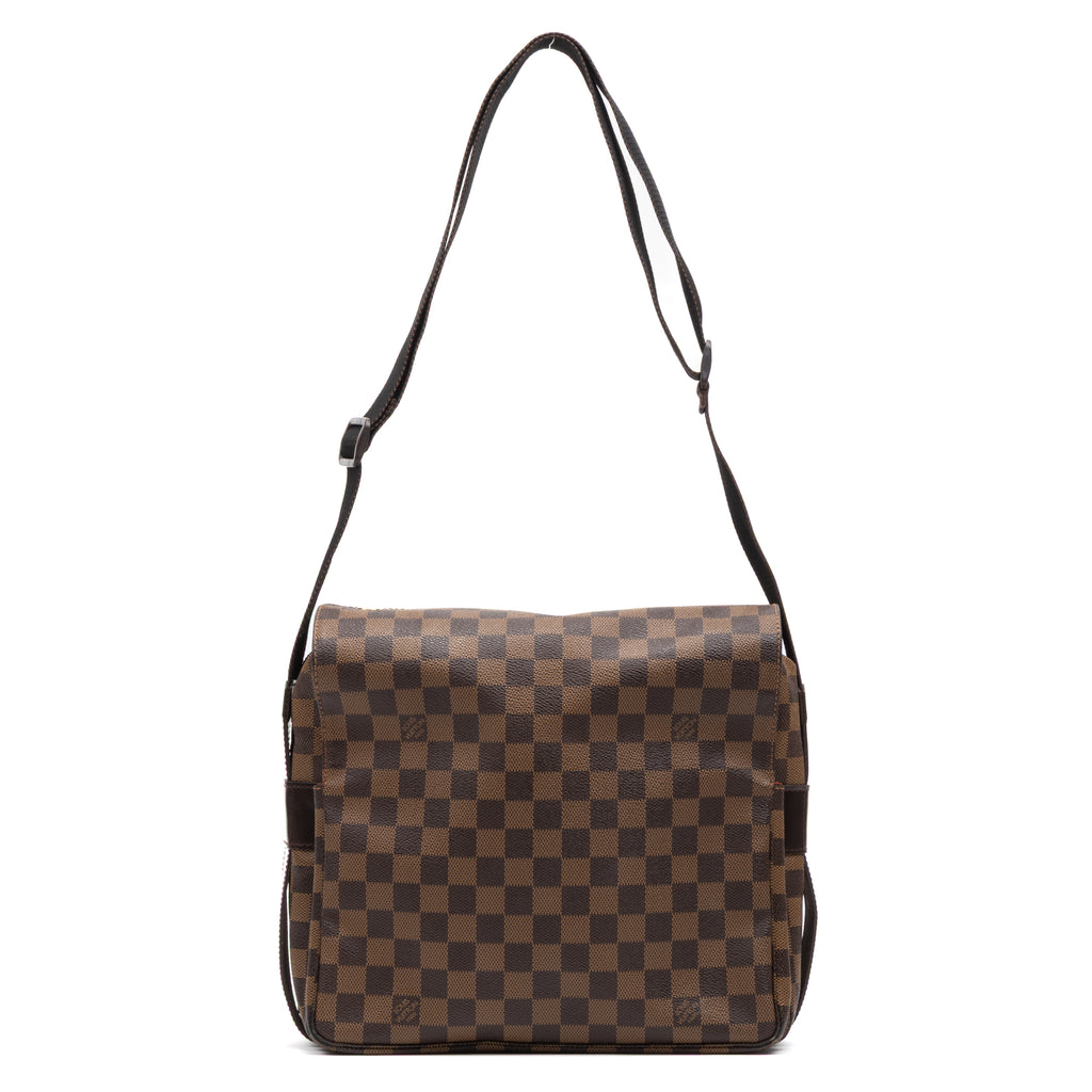 Shoulder Bag Naviglio Brown Damier Ebene