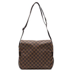 Shoulder Bag Naviglio Brown Damier Ebene