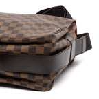 Shoulder Bag Naviglio Brown Damier Ebene