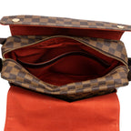 Shoulder Bag Naviglio Brown Damier Ebene