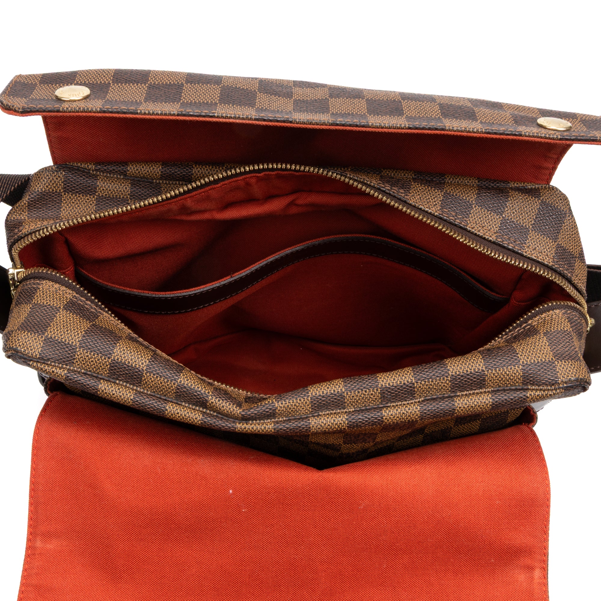 Shoulder Bag Naviglio Brown Damier Ebene
