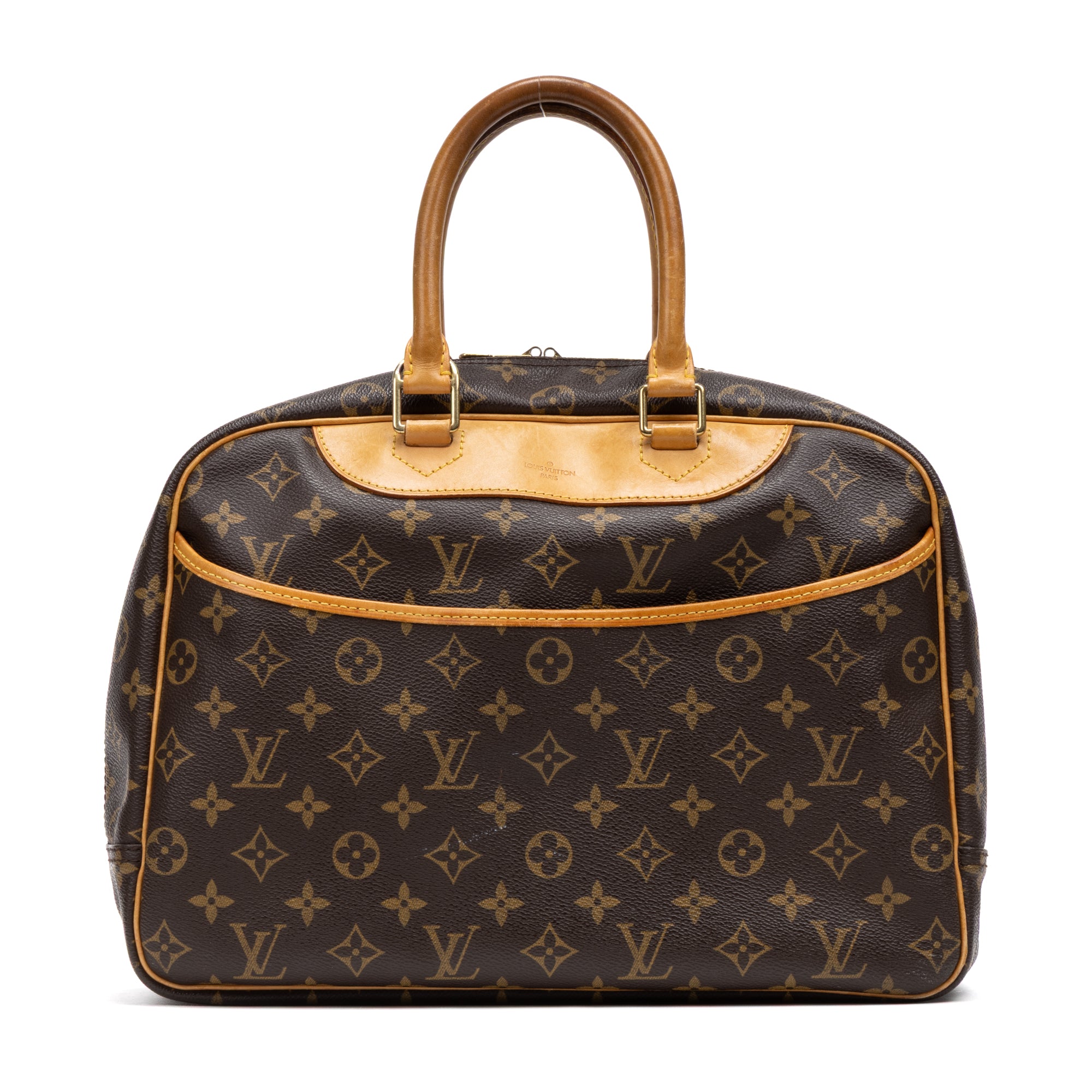 Handbag Deauville Brown Monogram Canvas