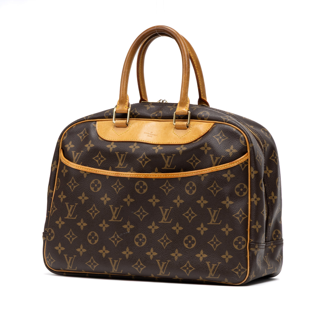 Handbag Deauville Brown Monogram Canvas