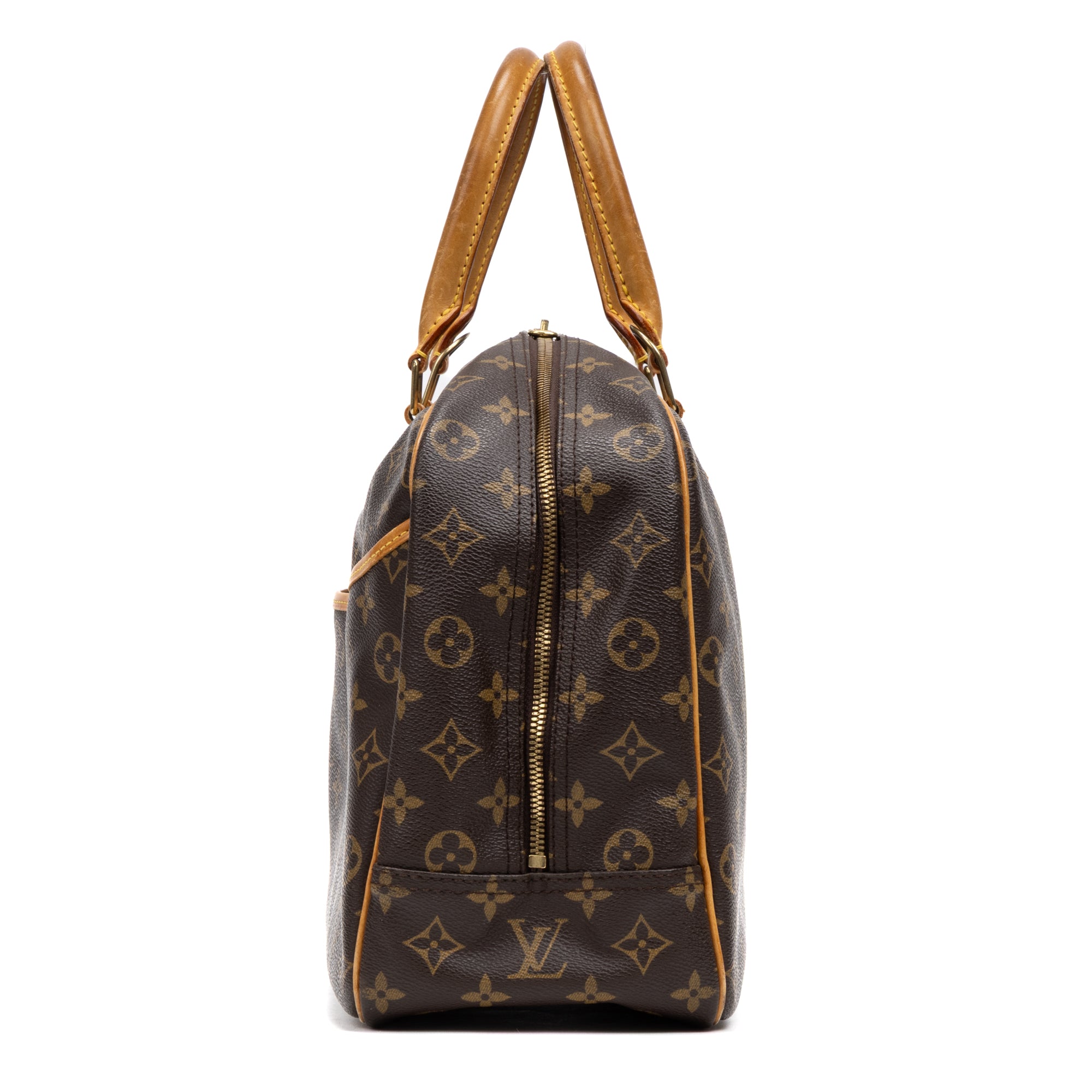 Handbag Deauville Brown Monogram Canvas