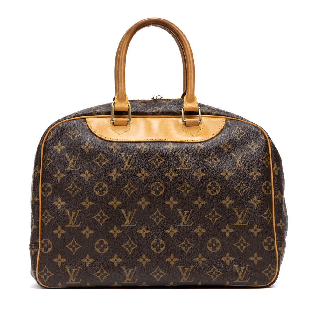Handbag Deauville Brown Monogram Canvas