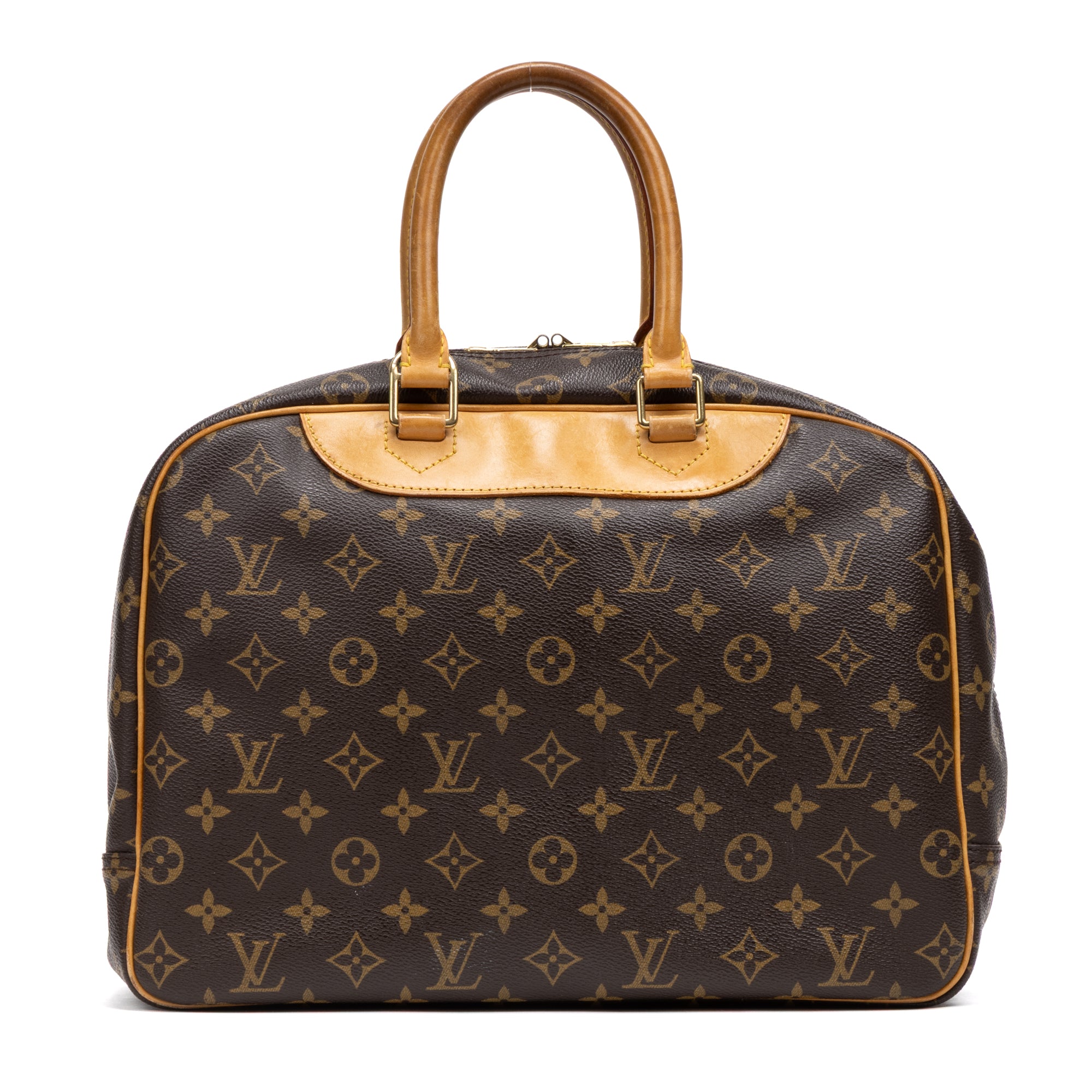 Handbag Deauville Brown Monogram Canvas