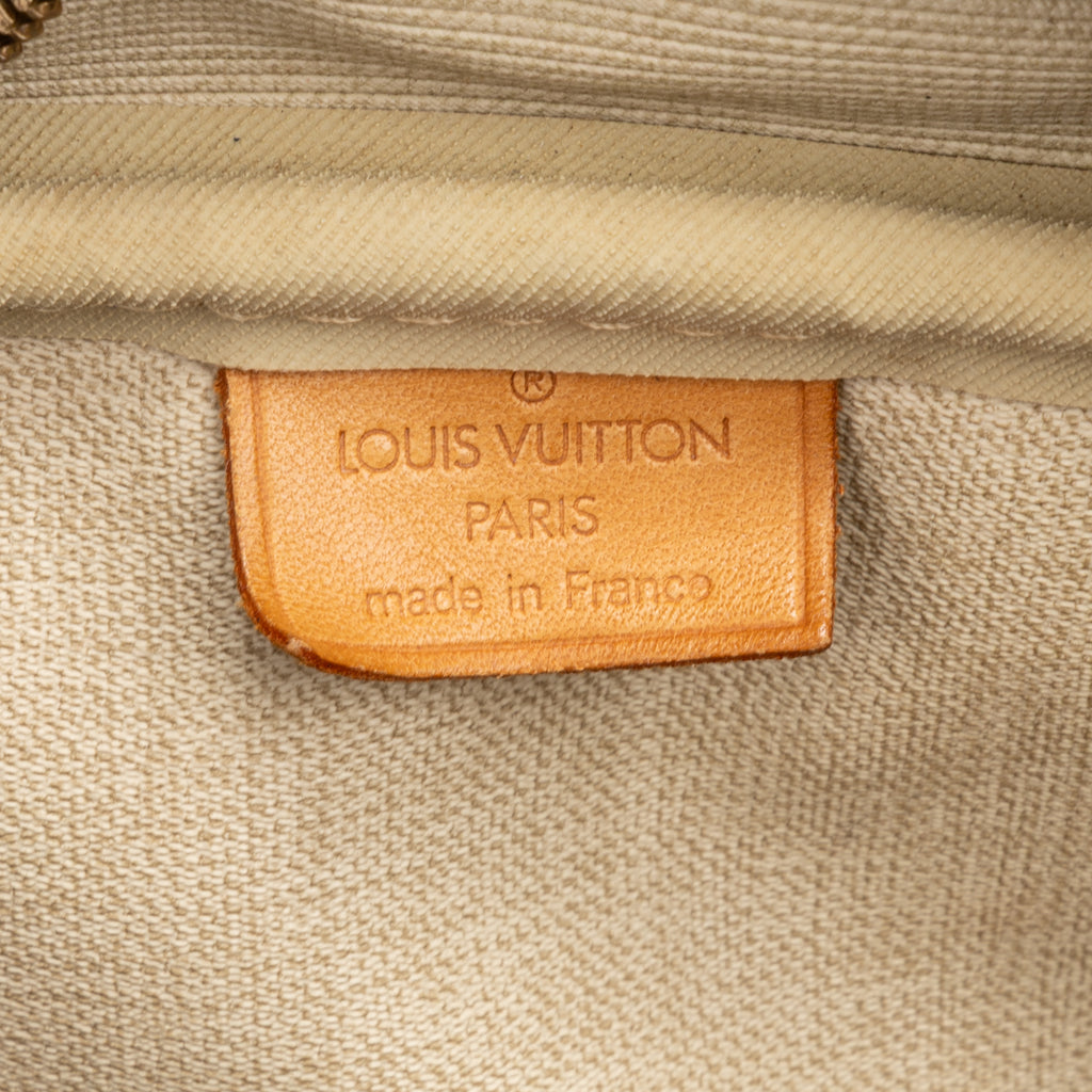 Handbag Deauville Brown Monogram Canvas
