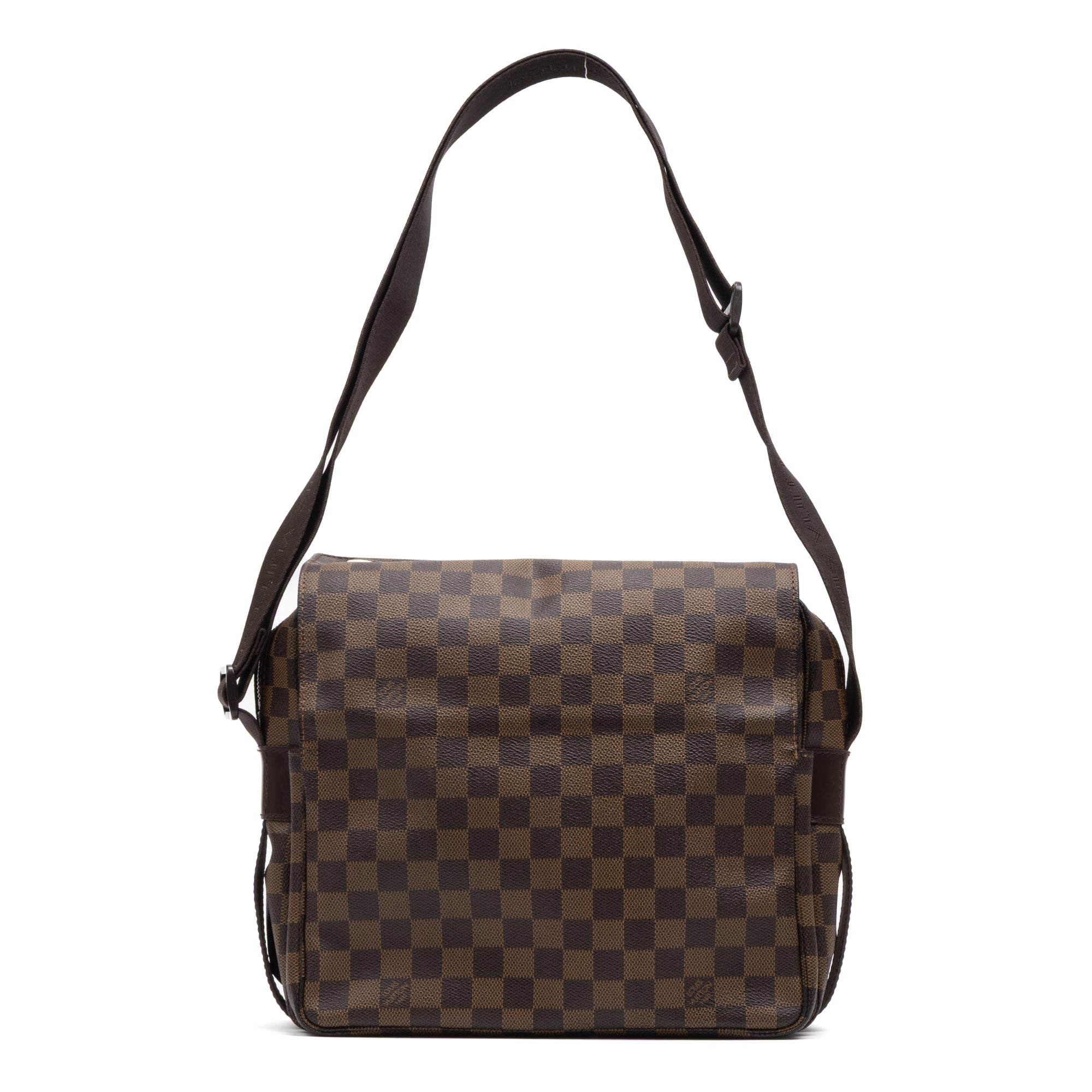 Shoulder Bag Naviglio Brown Damier Ebene
