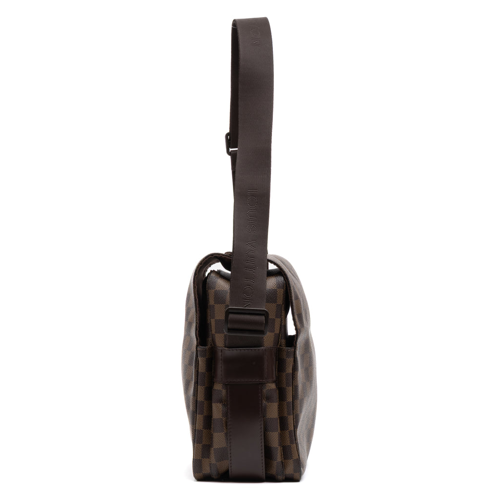 Shoulder Bag Naviglio Brown Damier Ebene