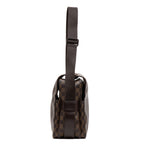 Shoulder Bag Naviglio Brown Damier Ebene