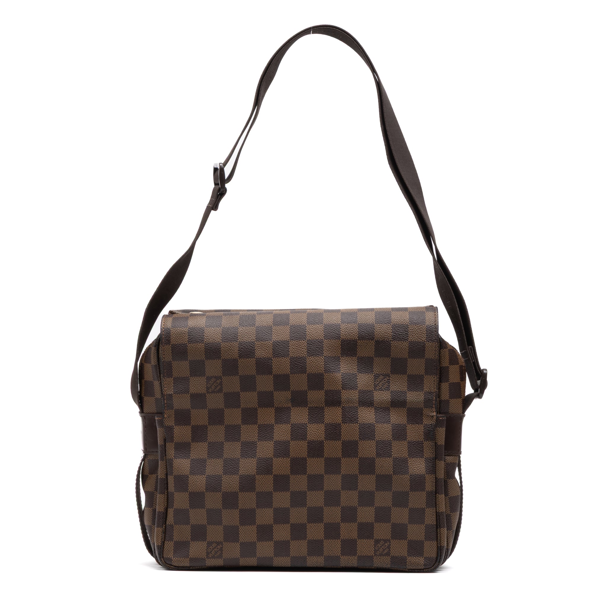Shoulder Bag Naviglio Brown Damier Ebene