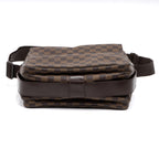 Shoulder Bag Naviglio Brown Damier Ebene