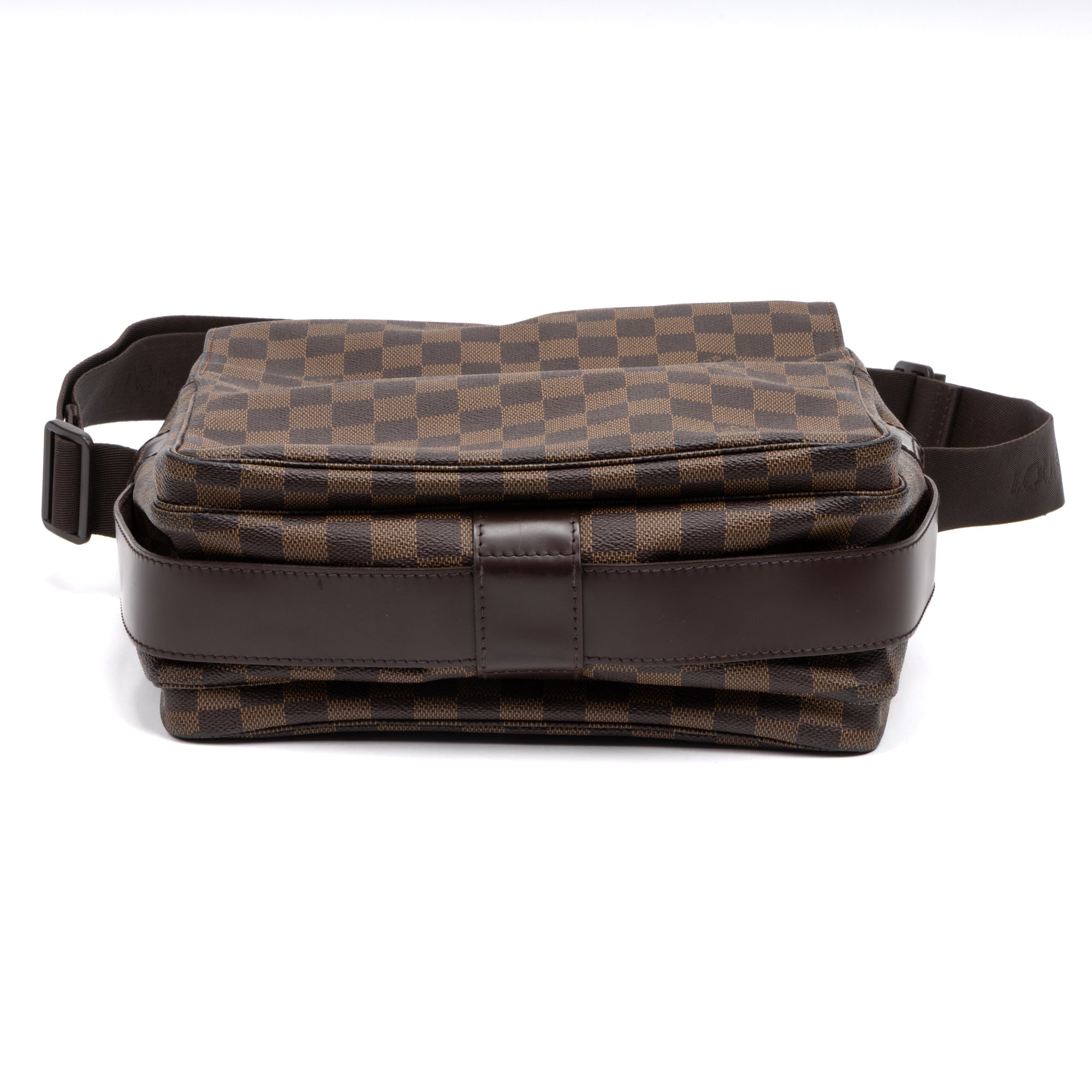 Shoulder Bag Naviglio Brown Damier Ebene