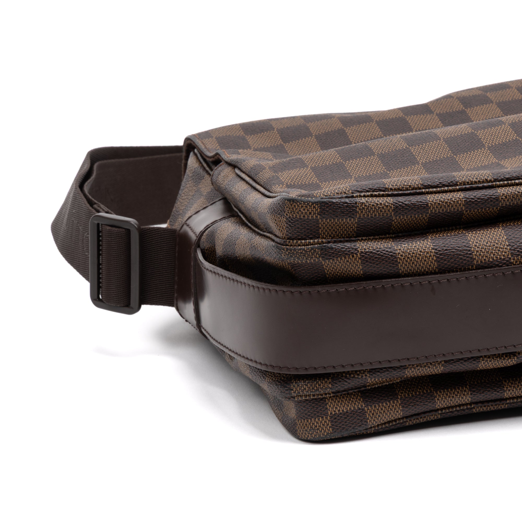Shoulder Bag Naviglio Brown Damier Ebene