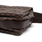 Shoulder Bag Naviglio Brown Damier Ebene
