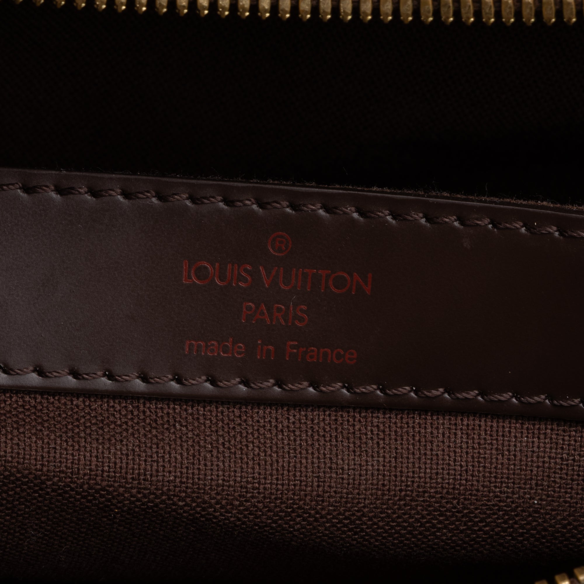 Shoulder Bag Naviglio Brown Damier Ebene