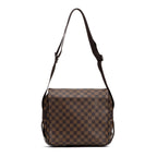 Shoulder Bag Naviglio Brown Damier Ebene