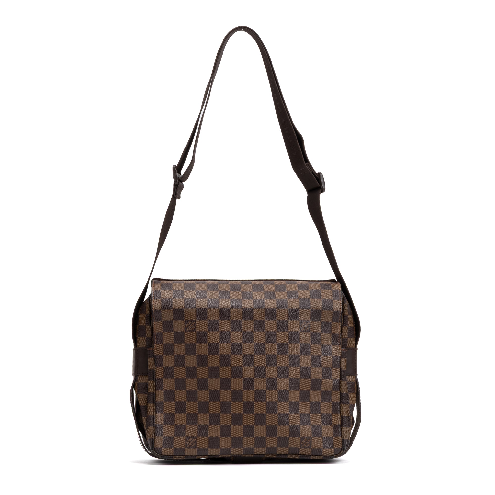 Shoulder Bag Naviglio Brown Damier Ebene